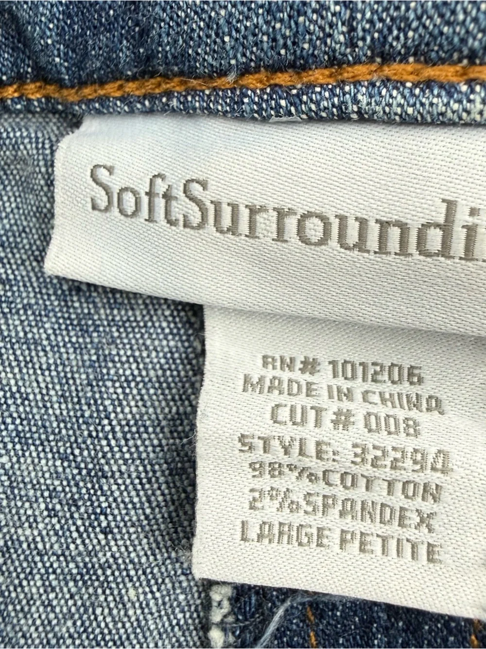 Soft Surroundings Denim‎ Skirt - Light Blue